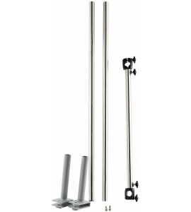 AQUOS The Grab Bar for 7.5ft/8.8ft/10.2ft Small Green Inflatable Pontoon Boat