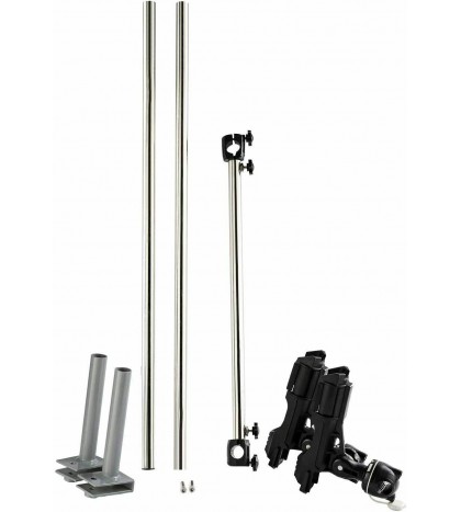 AQUOS The Grab Bar for 7.5ft/8.8ft/10.2ft Small Green Inflatable Pontoon Boat