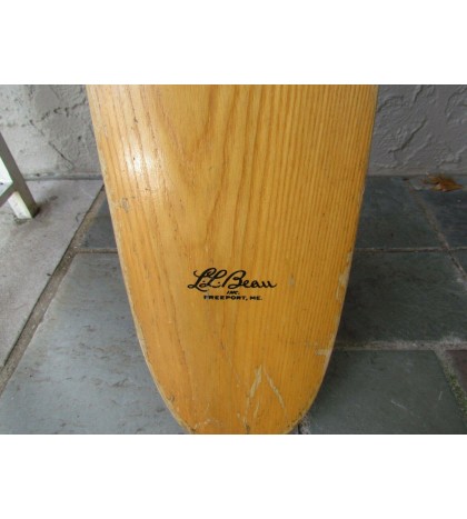 Wooden Boat Canoe Oars Paddles Large LL Bean