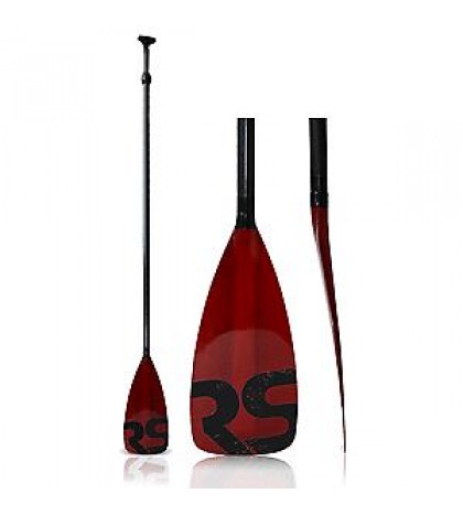 RAVE Sports Tempo Carbon Glass Red SUP Paddle Red