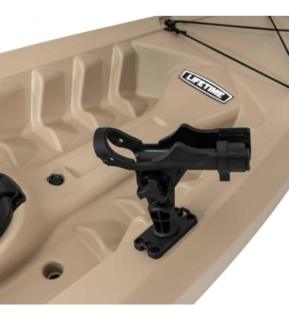 10FT Kayak Fishing Canoeing W/ Paddle Water Sports Lakes Rivers Sporting (Tan)