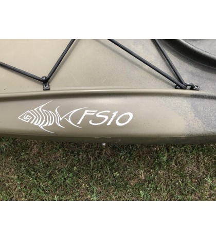 Camo Asend Fishing Kayak 10 Foot Used No Leaks