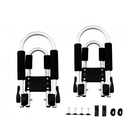 Anodized aluminum roof top mount rack for Kayak / Canoe / SUP