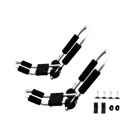 Anodized aluminum roof top mount rack for Kayak / Canoe / SUP