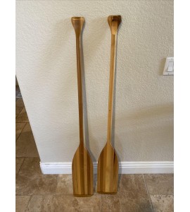 Vintage Indian Head Canoe Paddles,  54” Length