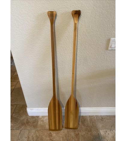 Vintage Indian Head Canoe Paddles,  54” Length