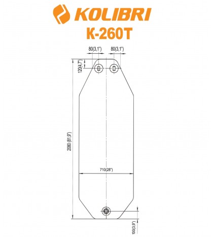 Air bottom Deck for Inflatable boat Kolibri