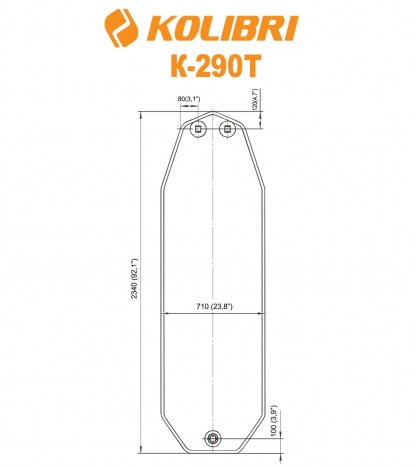 Air bottom Deck for Inflatable boat Kolibri