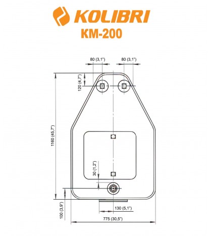 Air bottom Deck for Inflatable boat Kolibri