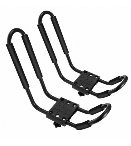 1-4 Pair Kayak Ski Roof Rack Canoe Carrier Top J-Bar Mount for SUV Truck Van Car