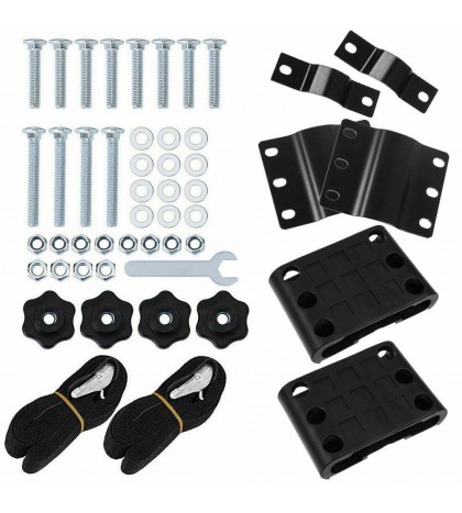 1-4 Pair Kayak Ski Roof Rack Canoe Carrier Top J-Bar Mount for SUV Truck Van Car