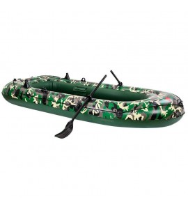US STOCK Camouflage 4 Person 10FT Inflatable Boat Fishing Rafting Water Sports