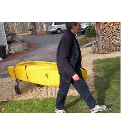 Cart for canoe, kayak, Snark, boat.  Strong.  Folds.  ( Dolly, trolley, kart )