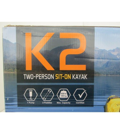 INTEX EXPLORER K2 TWO-PERSON SIT-ON INFLATABLE KAYAK SET - AK 1538