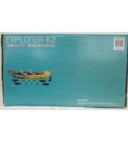 INTEX EXPLORER K2 TWO-PERSON SIT-ON INFLATABLE KAYAK SET - AK 1538