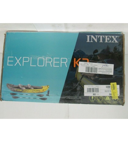 INTEX EXPLORER K2 TWO-PERSON SIT-ON INFLATABLE KAYAK SET - AK 1538