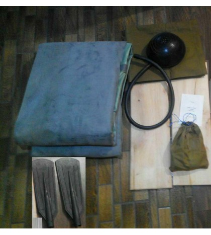 2,65Meter multi-layer fabric Inflatable Boat with Rubber Floor Paddle Fishing