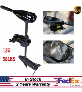 12V 58LBS Electric Trolling Brush Motor Outboard Motor Inflatable Boat Engine 12V 58LBS Electric Trolling Brush Motor Outboard Motor Inflatable Boat Engine