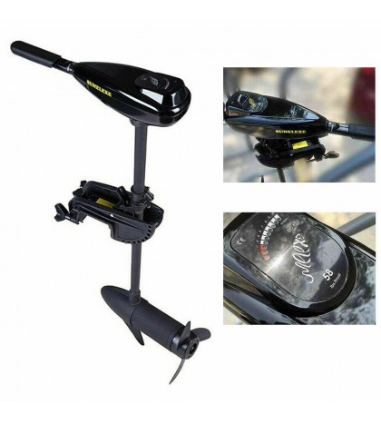 12V 58LBS Electric Trolling Brush Motor Outboard Motor Inflatable Boat Engine