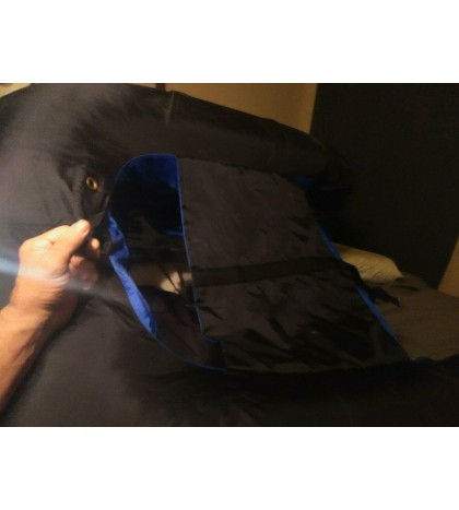 OKUMA Open Front Float Fishing Tube PLUS BLUE RARE Nice