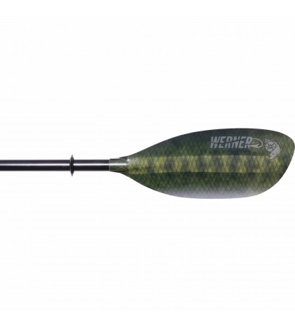 Werner Shuna Hooked Adjustable Fiberglass Kayak Fishing Paddle