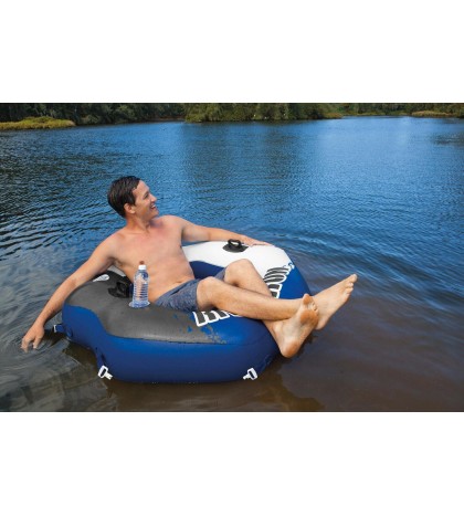 Intex River Run Connect Lounge Inflatable Floating Water Tube 58854EP (12 Pack)
