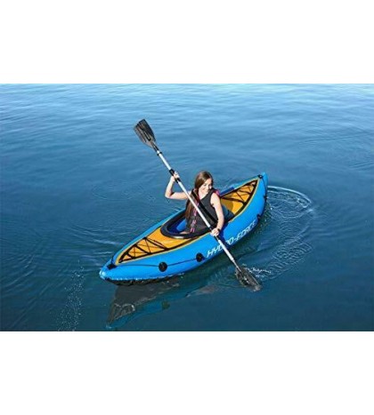 Hydro-Force Cove Champion Inflatable Kayak Set | Includes Double-Sided Paddle
