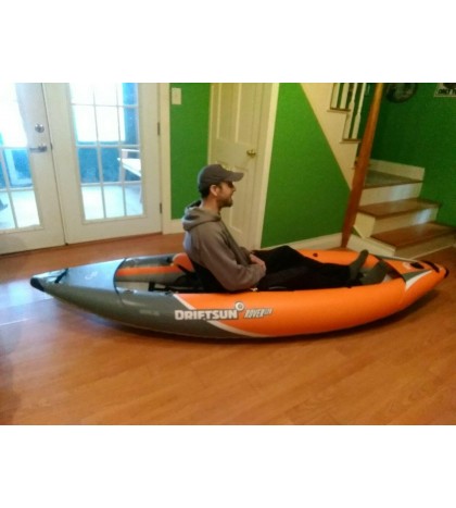 Driftsun Rover 120 used inflatable kayak complete package