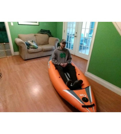 Driftsun Rover 120 used inflatable kayak complete package