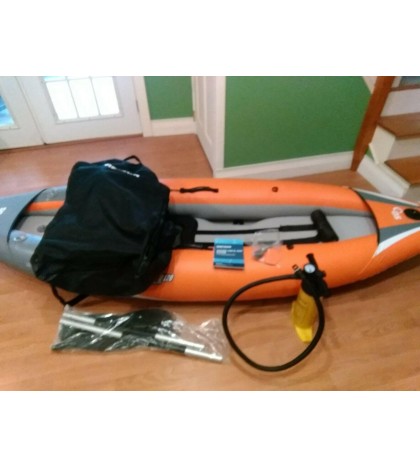 Driftsun Rover 120 used inflatable kayak complete package