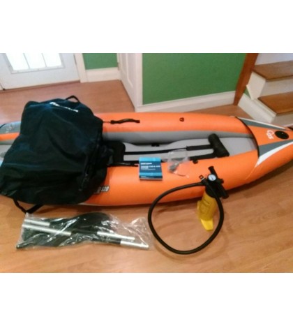 Driftsun Rover 120 used inflatable kayak complete package