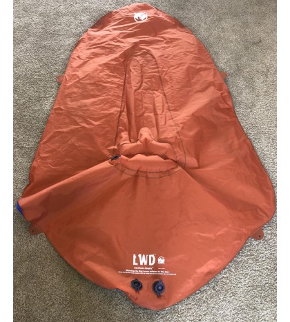 Klymit LiteWater Dinghy Inflatable Pack Raft Lightweight Packable Float Orange