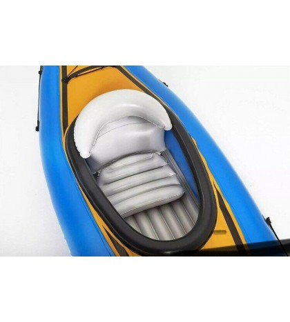 Bestway Hydro-Force Cove Champion Inflatable Kayak W/Paddle + Pump IN HAND