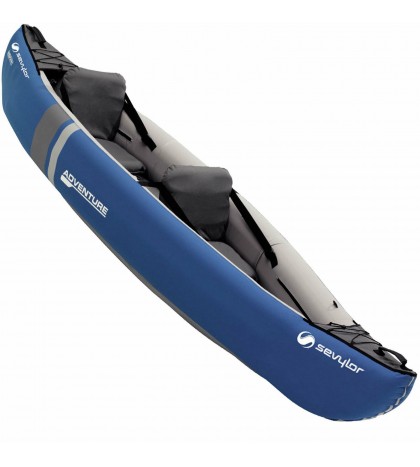 Sevylor Inflatable Adventure Kayak 2 Seater Kayak Canoe Boat Touring Leisure New