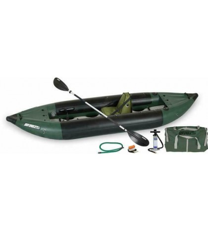 Sea Eagle 350FX Inflatable Explorer Kayak Deluxe Solo Package, Free Shipping