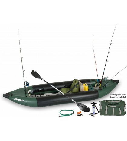 Sea Eagle 350FX Inflatable Explorer Kayak Deluxe Solo Package, Free Shipping