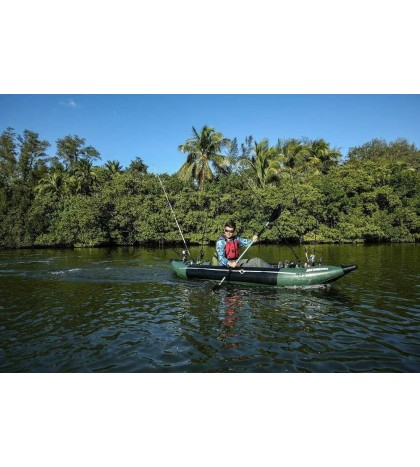 Sea Eagle 350FX Inflatable Explorer Kayak Deluxe Solo Package, Free Shipping