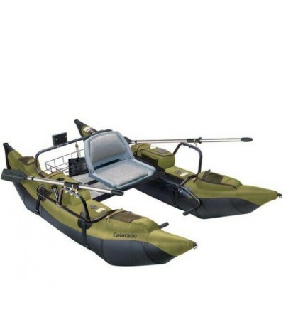 Inflatable Classic Accessories Colorado Pontoon Fishing Boat 9-foot drink holder