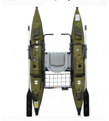 Inflatable Classic Accessories Colorado Pontoon Fishing Boat 9-foot drink holder