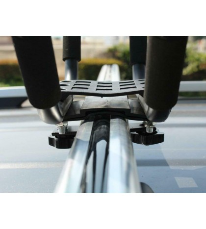 Universal Kayak Rack Rooftop Carrier - Two Pairs set of J-Shape Foldable Carrier