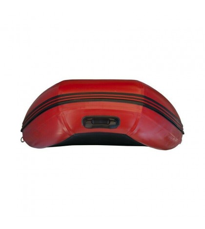 ALEKO Inflatable Boat 8.4 Ft with Pre-Installed Slide Floor Red and Black Color