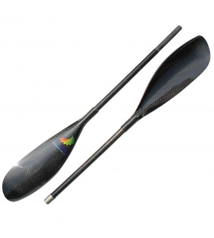 ZJ SPORT Lightweight Carbon Kayak Paddle Gamma Blade Aluminum Adjustor In 650g