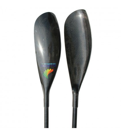 ZJ SPORT Lightweight Carbon Kayak Paddle Gamma Blade Aluminum Adjustor In 650g