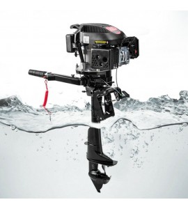 6HP 3.75KW 4Stroke Outboard Motor Petrol Boat Engine Air Cooling CDI Hand Pull