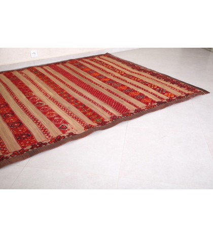 Morrocan Hassira mat 6.2 FT X 9.6 FT
