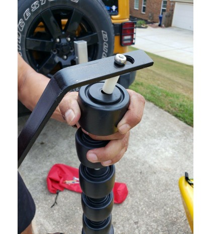 Kayak Loader, light weight and aluminium body, easy assembly and use.