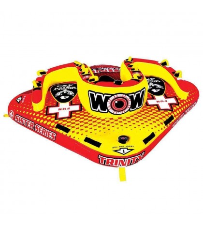WOW World Of Watersports Trinity 4 Person Sister Towable #15-1080