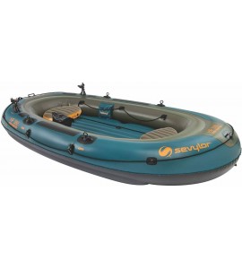 Sevylor Fish Hunter 360 Inflatable Fishing Boat NIB Raft Lake Watercraft 6 Pers Sevylor Fish Hunter 360 Inflatable Fishing Boat NIB Raft Lake Watercraft 6 Pers
