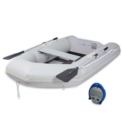 7.5' Inflatable Raft for Adults Hunting Fishing Boat for Lakes Rivers More