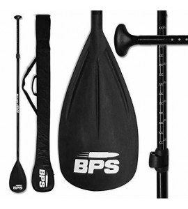 BPS 2-Piece Fiber Glass Shaft SUP Paddle - Strong and Durable Easy to Adjust ...